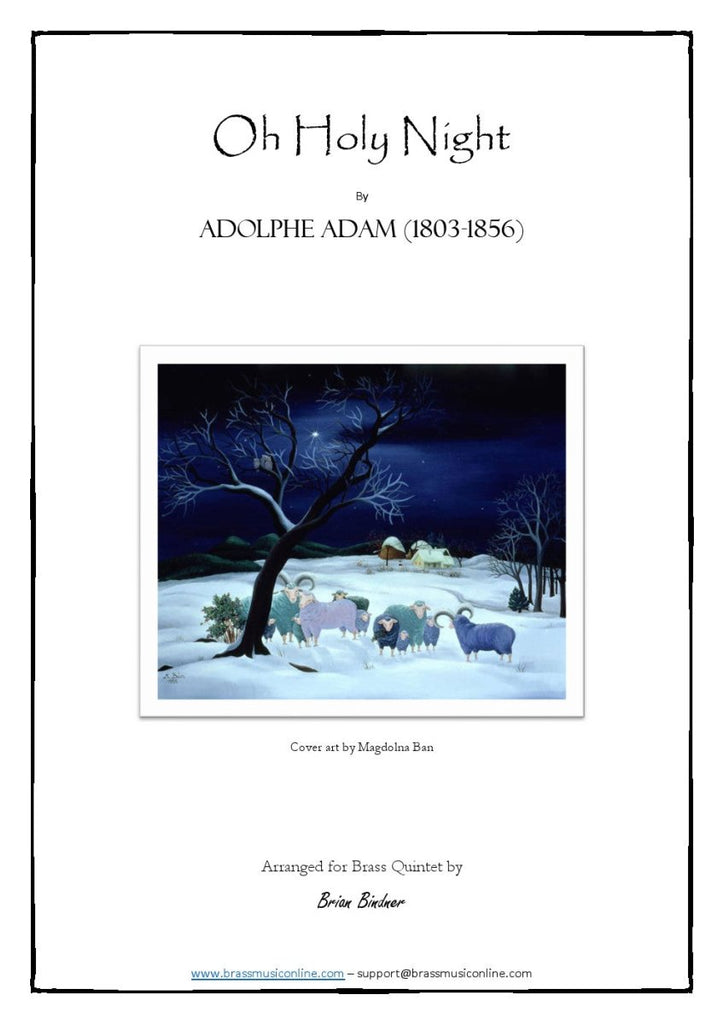 Adam - Oh Holy Night - Brass Quintet - Brass Music Online