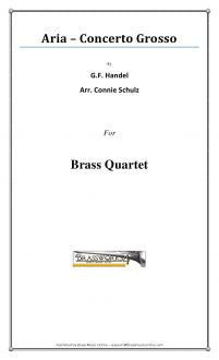Handel - Aria-Concerto Grosso - Brass Quartet