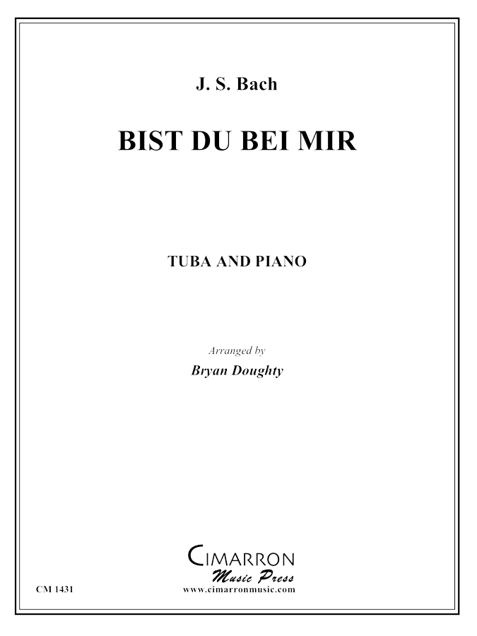 Bach, J S - Bist du bei mir - Tuba and Piano - Brass Music Online