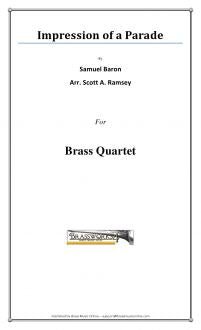 Baron - Impression of a Parade - Brass Quartet - Brass Music Online
