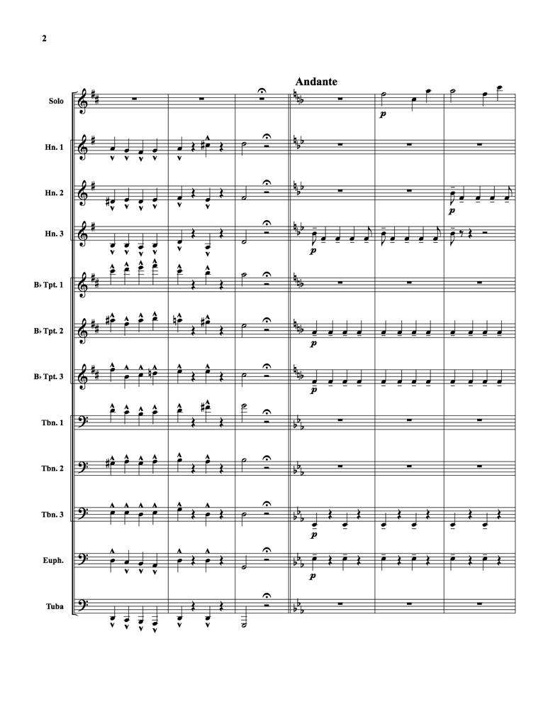 Bellini - Concerto for Trumpet - Trumpet and Brass Ensemble - Brass Music Online