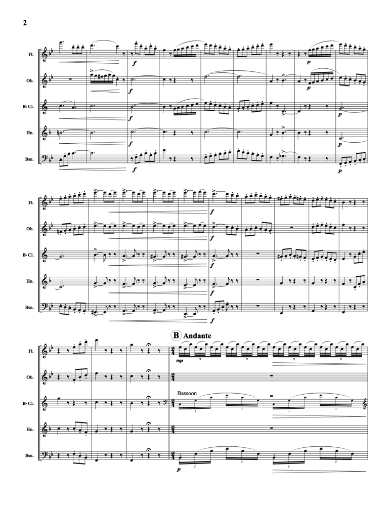 Briccialdi, Giulio - Potpourri Fantastico - Woodwind Quintet - Brass Music Online