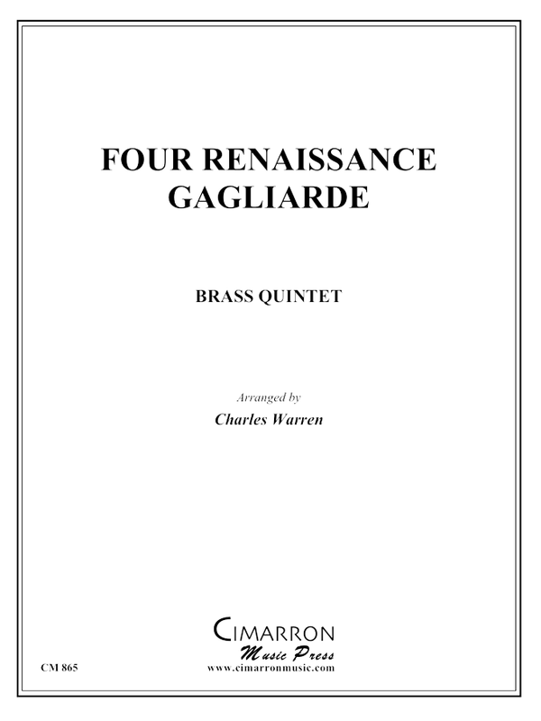 Various - Four Renaissance Gagliarde - Brass Quintet