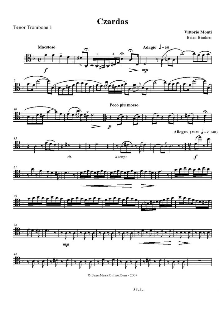 Czardas Trombone Quartet