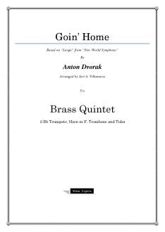 Dvorak - Goin' Home - Brass Quintet