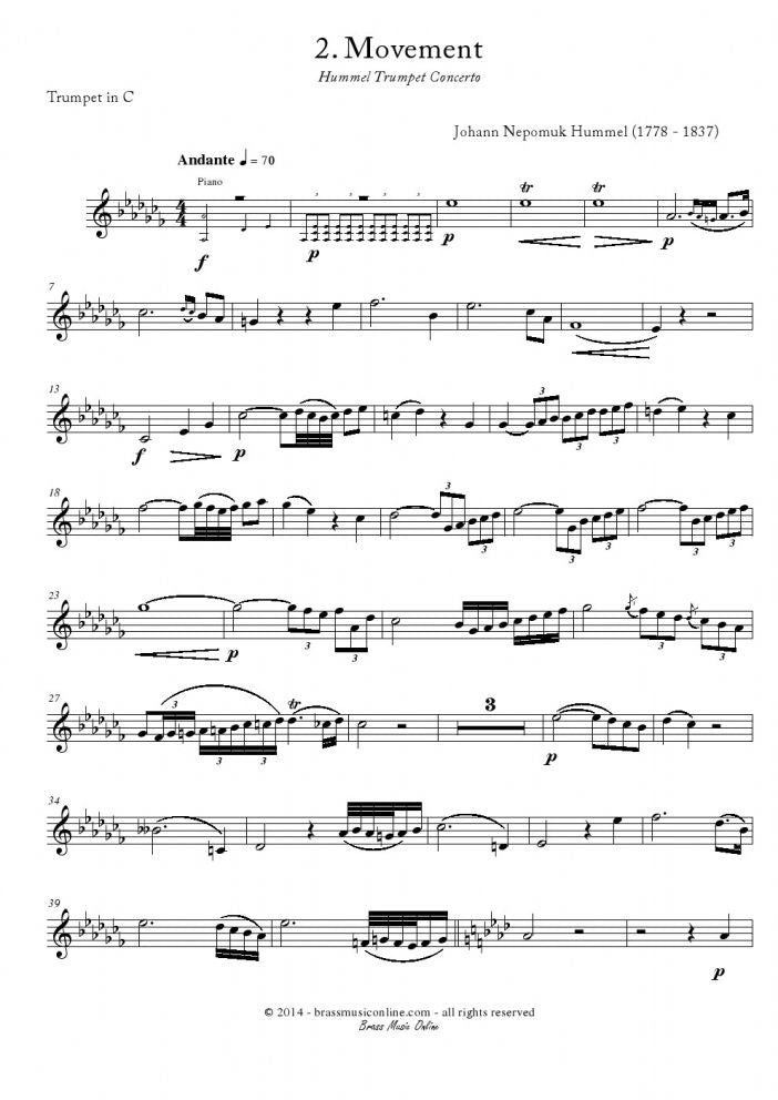 Hummel Trumpet Concerto