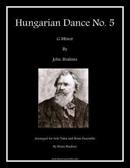 Hungarian Dance No. 5 for Tuba and Brass Choir