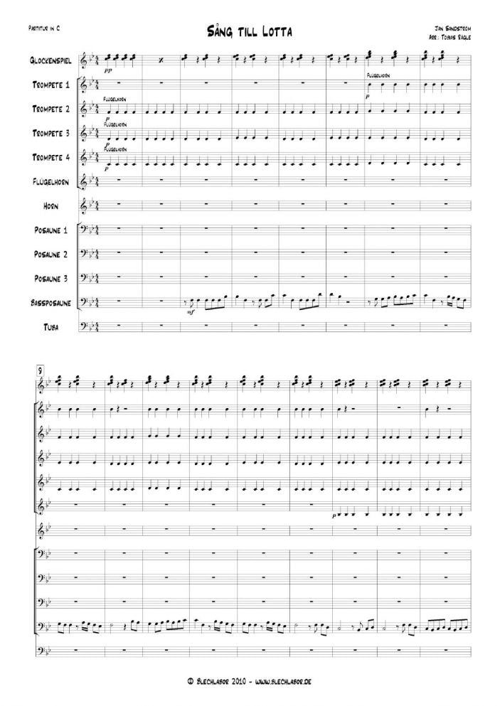 Song to Lotta - Brass Ensemble