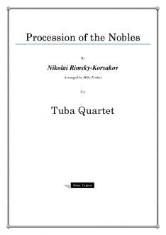 Rimsky-Korsakov - Procession of the Nobles - Tuba Quartet