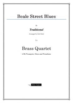 Traditional - Beale Street Blues - Brass Quartet