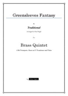 Traditional - Greensleeves Fantasy - Brass Quintet