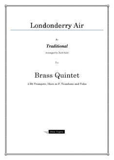 Traditional - Londonderry Air - Brass Quintet