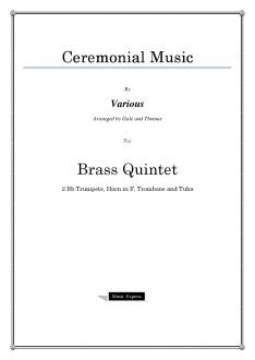 Various - Ceremonial Music - Brass Quintet