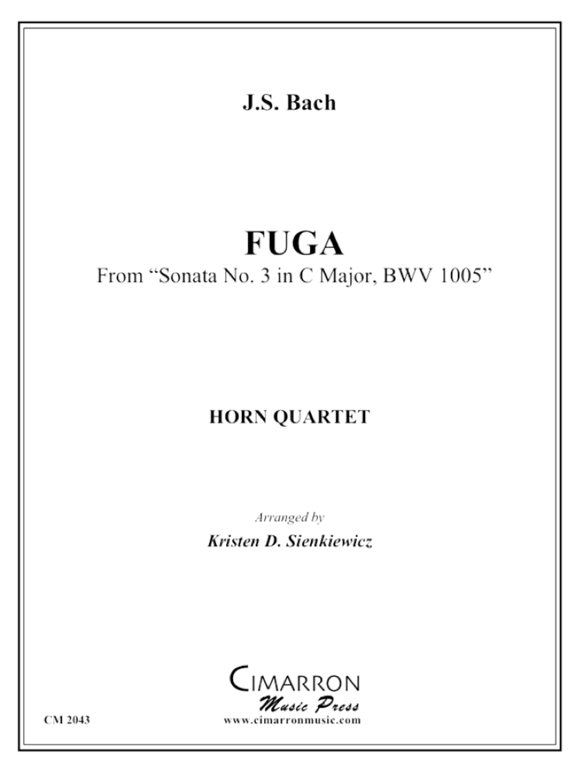 Bach - Fuga - Horn Quartet– Brass Music Online