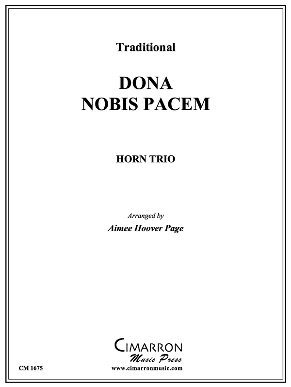 Traditional - Dona nobis pacem - Horn Trio