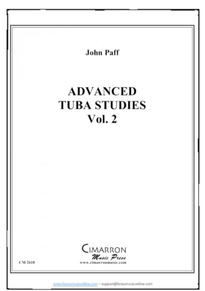 Paff - 40 Advanced Tuba Studies, Vol. 2 - Advanced Tuba Studies