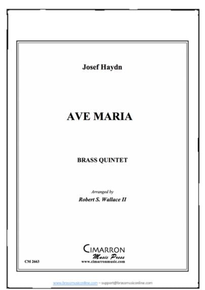 Haydn - Ave Maria - Brass Quintet– Brass Music Online