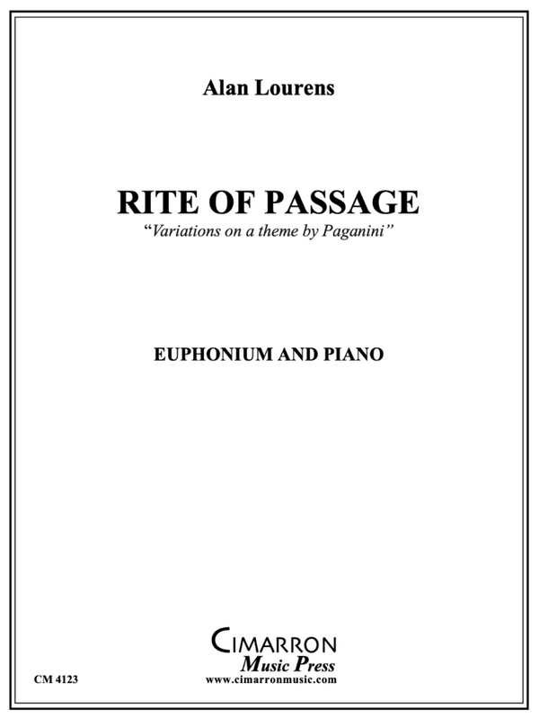 Lourens - Rite of Passage - Euphonium and Piano