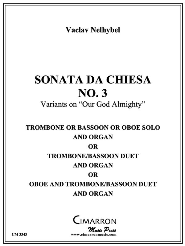 Nelhybel - Sonata Da Chiesa No. 3 - Trombone or Bassoon or Oboe Solo with Organ
