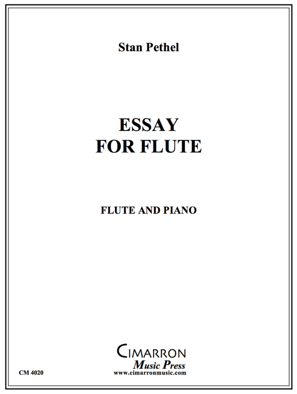Pethel - Essay for Flute - Flute and Piano