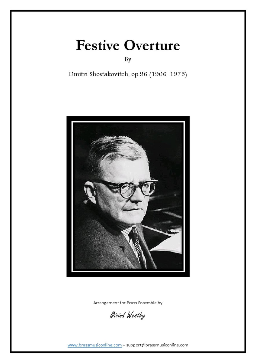 Shostakovitch - Festive Overture - Brass Ensemble– Brass Music Online