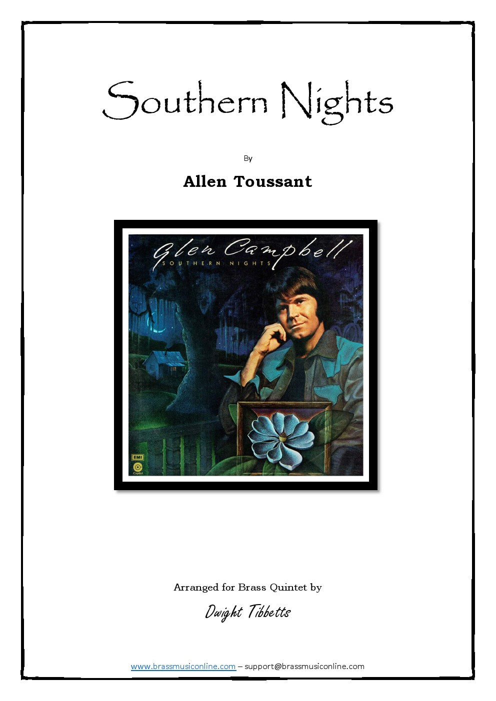 Toussant - Southern Nights - Brass Quintet