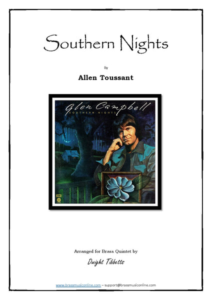 Toussant - Southern Nights - Brass Quintet– Brass Music Online