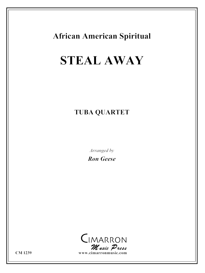 African American Spiritual - Steal Away - Tuba Quartet - Brass Music Online