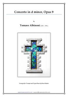 Albinoni - Concerto in d minor, Opus 9 - Trumpet and Organ or