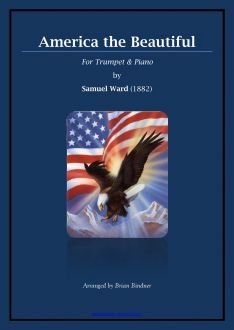 America the Beautiful Trumpet and Piano