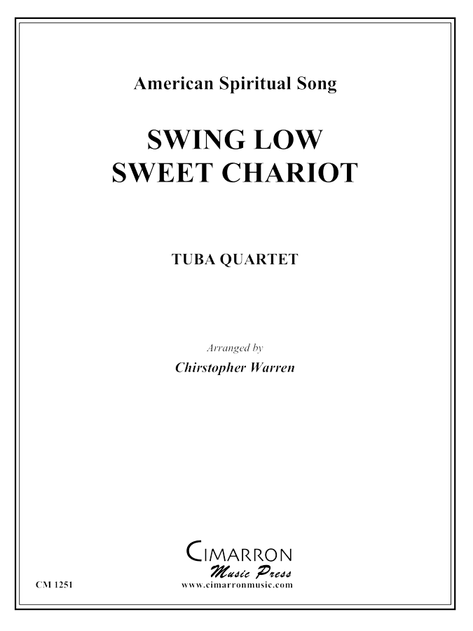 American Spiritual Song - Swing Low, Sweet Chariot - Tuba Quartet - Brass Music Online