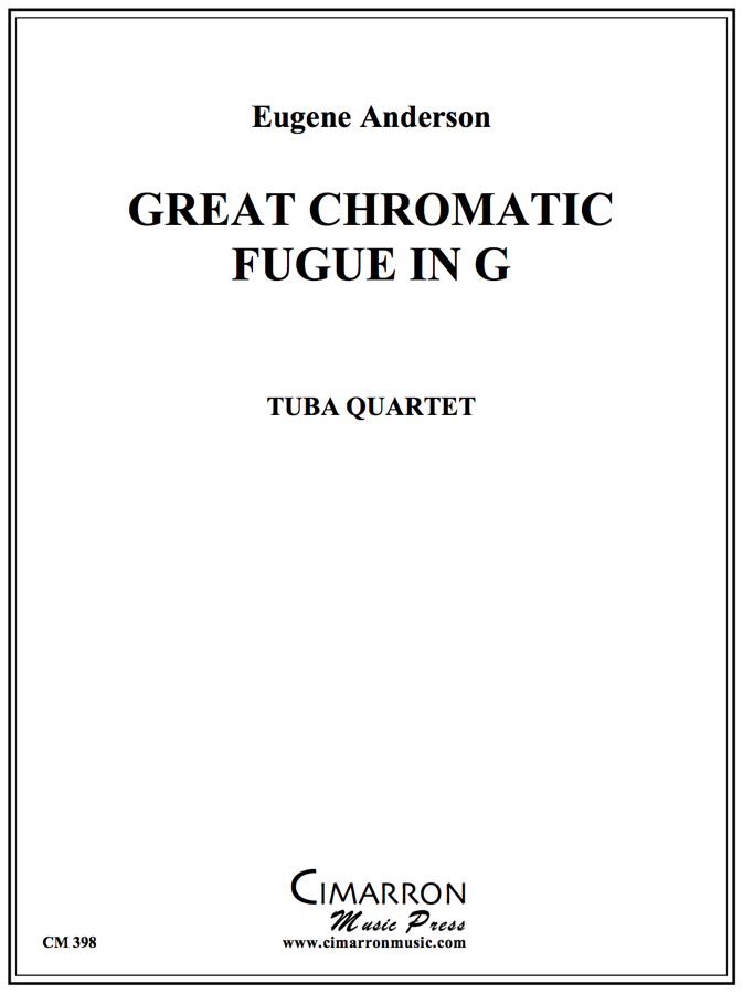Anderson - Great Chromatic Fugue - Tuba Quartet (EETT) - Brass Music Online