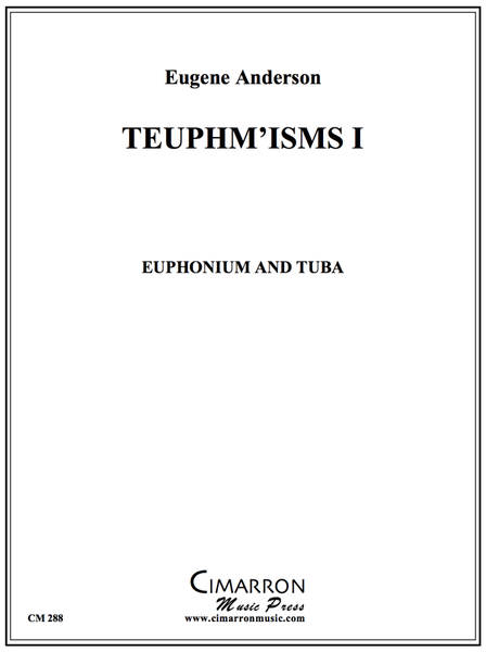 Anderson - Teuphm'isms I - Euphonium/Tuba Duet - Brass Music Online
