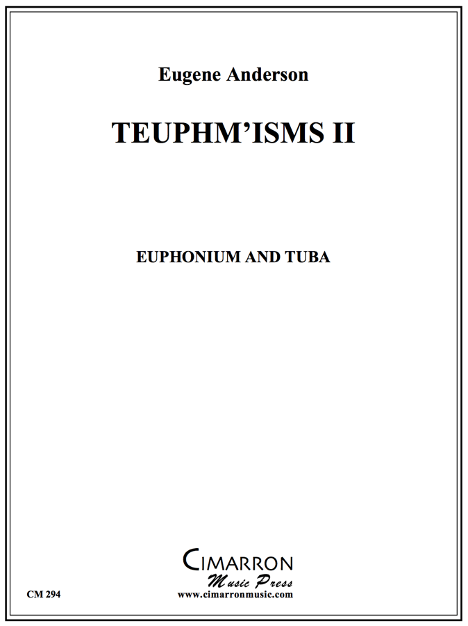 Anderson - Teuphm'isms II - Euphonium/Tuba Duet - Brass Music Online
