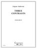 Anderson - Three Contrasts for Two Tubas - Euphonium/Tuba Duet - Brass Music Online