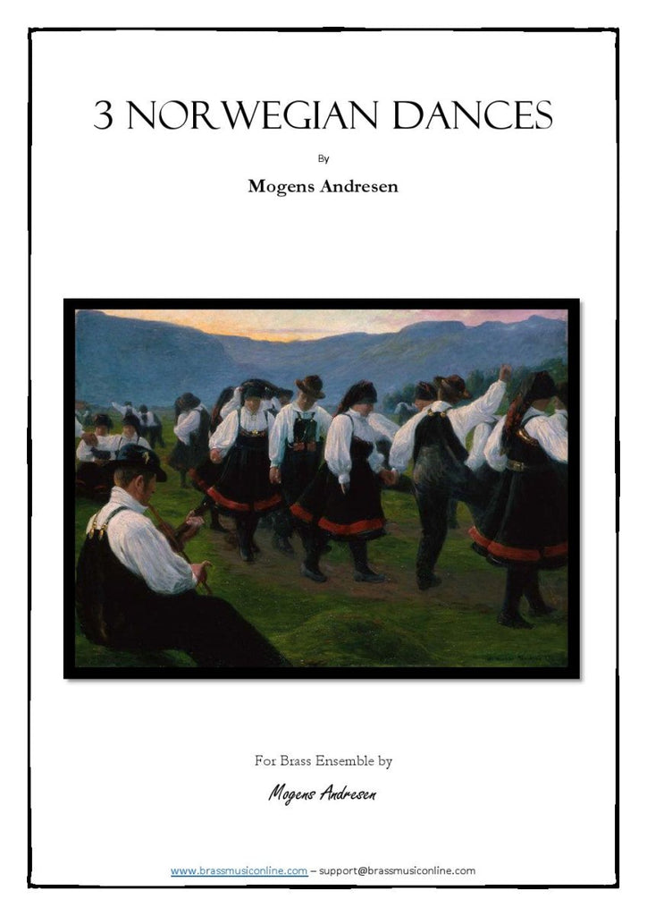 Andresen - 3 Norwegian Dances - Brass Ensemble - Brass Music Online