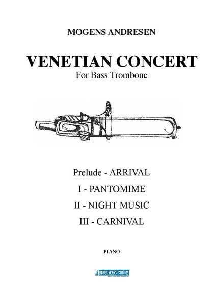 Andresen - Venetian Concert for Bass Trombone and Piano - Brass Music Online