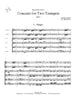 Antonio Vivaldi - Concerto For Two Trumpets In C and string quartet - Brass Music Online