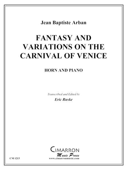 Arban, J B - Fantasy and Variations on the Carnival of Venice - Horn Solo - Brass Music Online