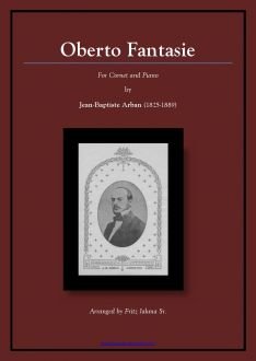Arban - Oberto Fantasie for Cornet and Piano - Brass Music Online