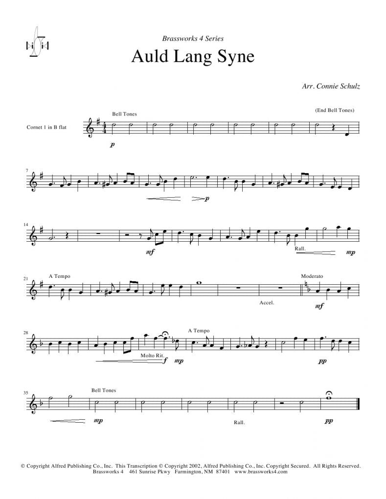 Traditional - Auld Lang Syne - Brass Quartet