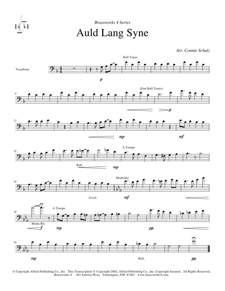 Traditional - Auld Lang Syne - Brass Quartet