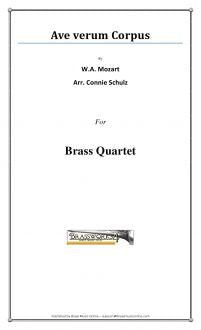 Mozart - Ave verum Corpus - Brass Quartet