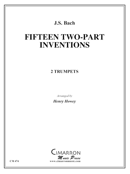 Bach - 15 Two-Part Inventions - Trumpet Duo - Brass Music Online