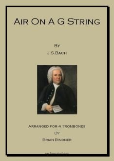 Bach Air on a G string - Trombone Quartet - Brass Music Online