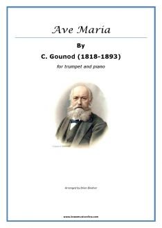 Gounod Ave Maria for Trumpet and Piano– Brass Music Online