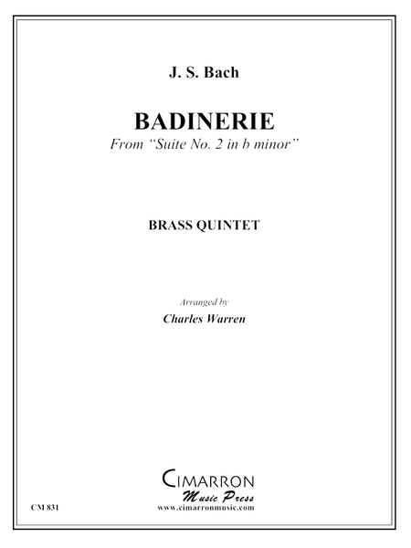 Bach, J S - Badinerie from Suite #2 in B min. - Brass Quintet - Brass Music Online