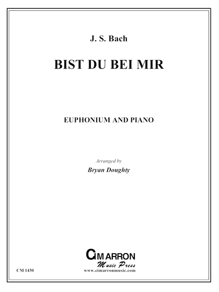 Bach, J S - Bist du bei mir - Euphonium and Piano - Brass Music Online