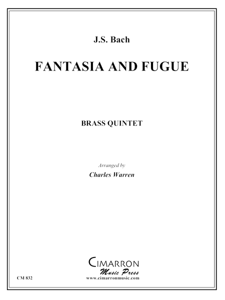 Bach, J S - Fantasia and Fuga - Brass Quintet - Brass Music Online