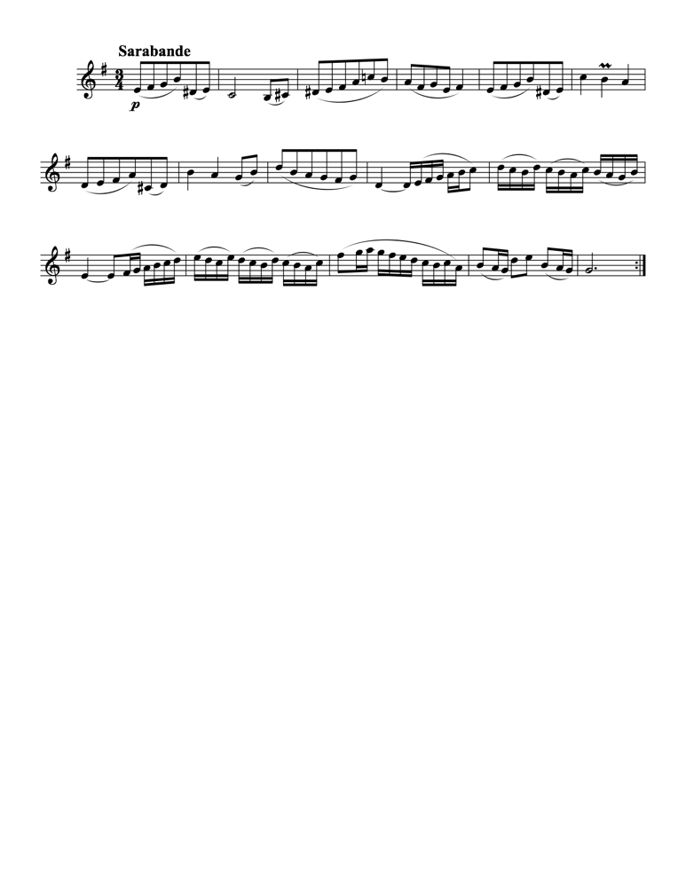 Bach, J S - Partita in A minor, BMV 1013 - Horn Solo - Brass Music Online
